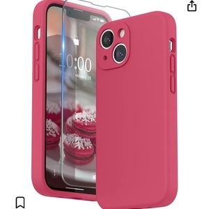 NEW iPhone 13 Mini Hot Pink Silicone Case
